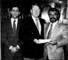 Dr. John Amaro, Dr. Kenneth Padgett, and Dr. Abbas Qutab