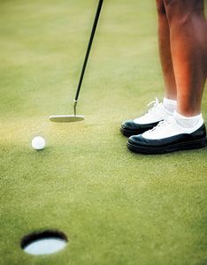 golfing