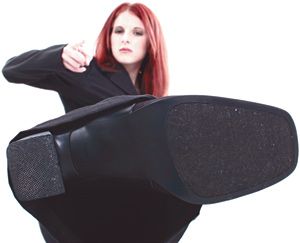 Girl kick-out