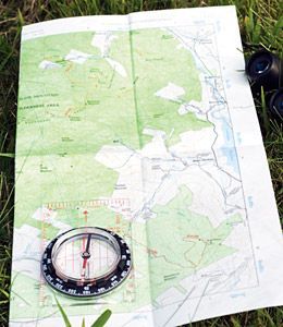 map out course