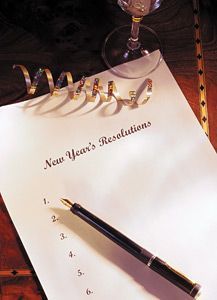 new year resolutions