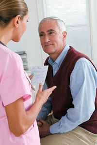 nurse with patient