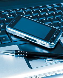 laptop and smart phone