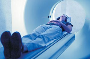 CT Scan Lady - Copyright – Stock Photo / Register Mark