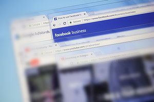 facebook business - Copyright – Stock Photo / Register Mark